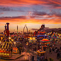 Ventura, California Fair at Sunset 2013
